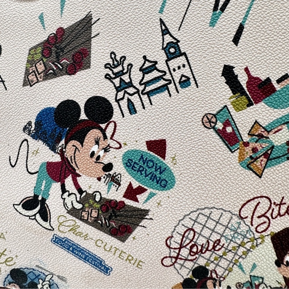 Mickey and Minnie Mouse Dooney & Bourke Tote Bag - Picture 9 of 12